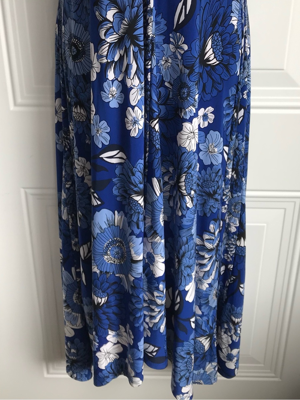 INC Women’s XL International Concepts Blue & White Floral Sleeveless Dress EUC - Picture 10 of 16